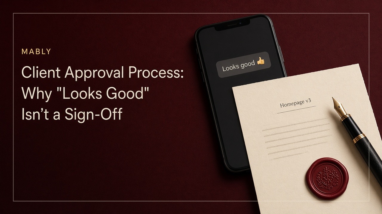 Client Approval Process: Why "Looks Good" Isn't a Sign-Off